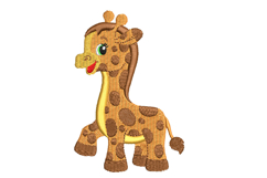 Giraffe Machine Embroidery Design Product Image 1