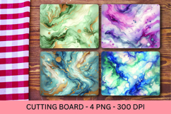 kitchen cutting board - marble glitter Product Image 1