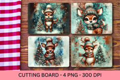 kitchen cutting board - baby deer Product Image 1