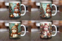 Mug Wrap Sublimation - christmas snowman Product Image 1
