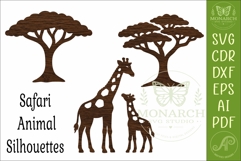 Safari Animal, African Wildlife Silhouettes 2 Product Image 4