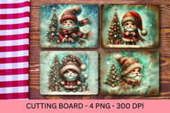 kitchen cutting board - baby santa claus Product Image 1