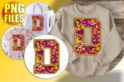 D Doodle Letter Style Symbol Bright Festive Style! Product Image 1