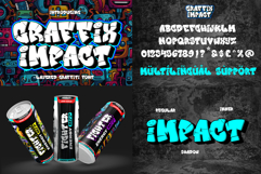 Graffiti Font Bundle Vol. 1 | Urban Vibes 3D Layered Street Product Image 5