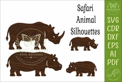 Safari Animal, African Wildlife Silhouettes 5 Product Image 4