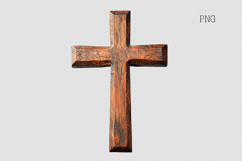 old wooden cross png Product Image 1