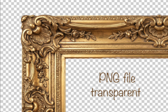 Baroque Picture Frame PNG Product Image 1