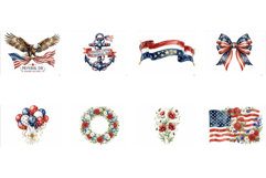 Memorial Day Patriotic Clipart's PNG Product Image 3