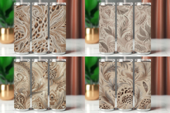 Tumbler Wrap 20 oz - leopard skin texture Product Image 1