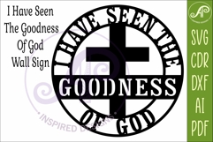 I Have Seen The Goodness Of God SVG | Christian Cross sign Product Image 4