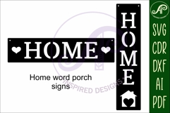 Home Word wall art sign, SVG file Product Image 4