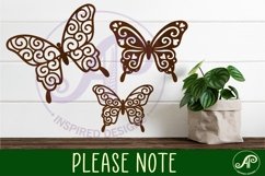 Butterfly designs wall art signs, SVG file. vector Product Image 4