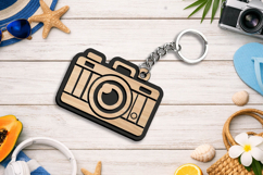 SVG Summer Keychain Photo Camera Gift Laser Present Ocean Product Image 3