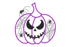 Halloween Pumpkin, Cider Web, Jack-o-lantern Embroidery Product Image 2
