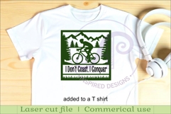 Cycling male Name sign svg laser cut template Product Image 4