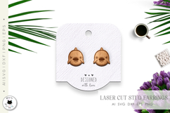 Cute Animal Stud Earrings | Ocean Animal Earrings Laser Cut Product Image 3