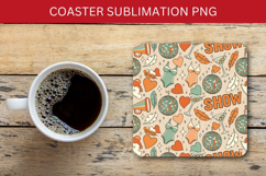 square coaster seamless pattern - club disco Product Image 1