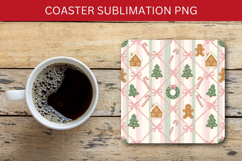 square coaster seamless pattern - christmas tree Product Image 1