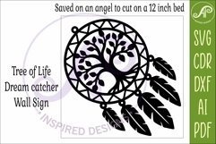 Tree of Life Dreamcatcher Laser Cut File, Boho Wall Art Product Image 4