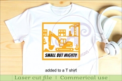 Construction Digger name wall art sign or card Product Image 4