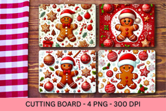 kitchen cutting board - gingerbread man Product Image 1