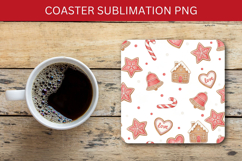 square coaster seamless pattern - christmas love Product Image 1