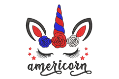Unicorn Machine embroidery Design Product Image 1