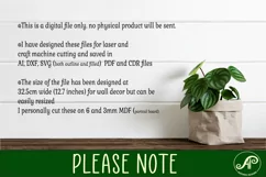 Safari animal line up wall art sign, SVG file. vector file Product Image 4