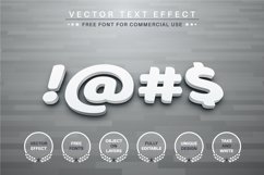 White - Editable Text Effect, Font Style Product Image 6