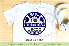 Happy birthday personalized wall art sign d2 Product Image 4