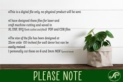 Hello summer ice cream wall sign svg laser cut file Product Image 4