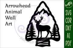 Arrowhead Mule Deer animal wall sign Product Image 4