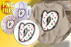 D Doodle Letter Style Clipart Whimsical Winter Design! Product Image 1