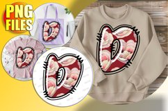 D Doodle Letter Valentine Bright Loving Spirit! Product Image 1