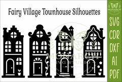 Fairy Village SVG . Fantasy house silhouettes 4 Product Image 4