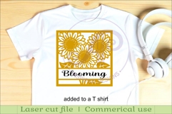 Sunflowers name wall art sign or card Product Image 5