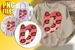 D Doodle Letter Valentine Romantic Festive Heart! Product Image 1