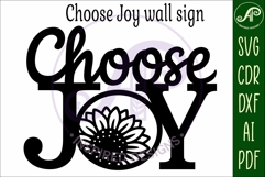 Choose Joy wall art sign Positivity home decor Product Image 4