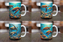Mug Wrap Sublimation - sea turtle Product Image 1