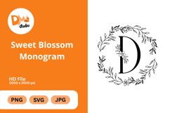 Sweet Blossom Monogram Product Image 1