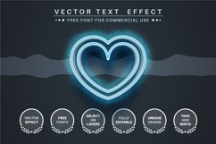 Blue light - editable text effect, font style Product Image 5