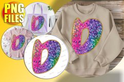 D Doodle Letter Style Clipart Whimsical Holiday Magic! Product Image 1