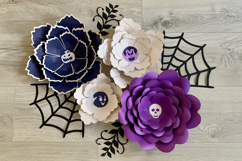 Halloween Paper Flowers SVG Product Image 1