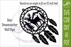 Deer Dreamcatcher Laser Cut File, Wild Animal Wall Art SVG Product Image 4