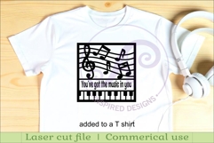 Music lovers name sign svg laser cut design or card Product Image 4