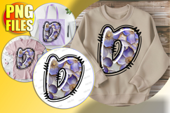 D Doodle Letter Valentine Cheerful Romantic Icon! Product Image 1