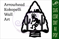 Arrowhead Kokopelli wall sign 1 Product Image 4