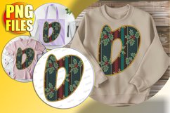 D Doodle Letter Style Symbol Bright Festive Style! Product Image 1