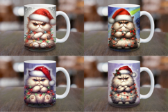 Mug Wrap Sublimation - angry cat Product Image 1