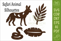 Safari Animal, African Wildlife Silhouettes 8 Product Image 4